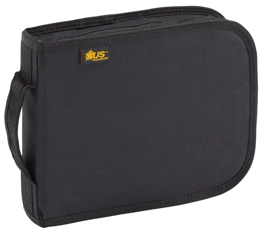 US PeaceKeeper Handgun Case Black Holds 1 Handgun
