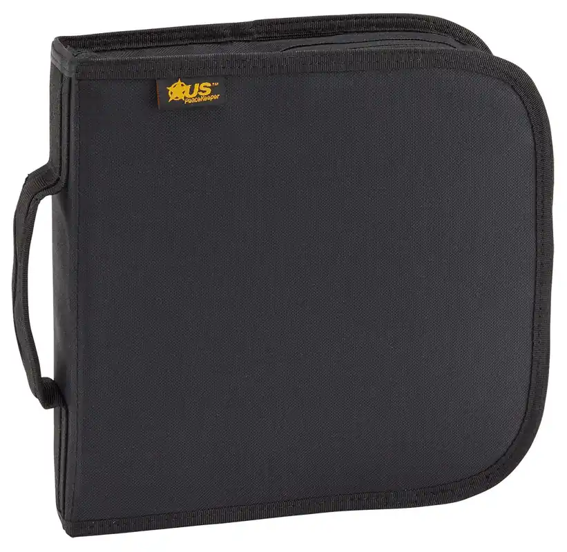 US PeaceKeeper Handgun Case Black Holds 1 Handgun Polyester
