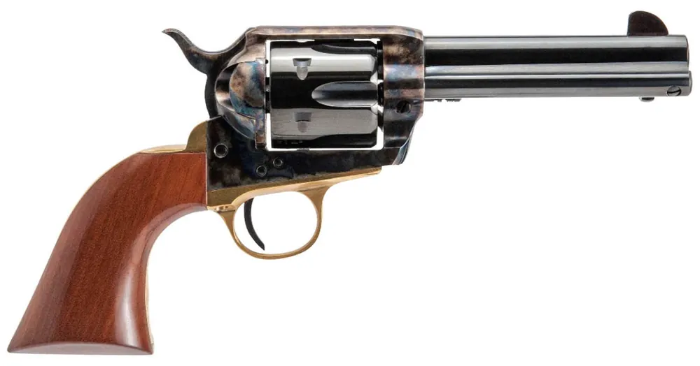 Cimarron Pistolero 9mm Luger Revolver 6 Shot 4.75" SAO Walnut PPP9MM