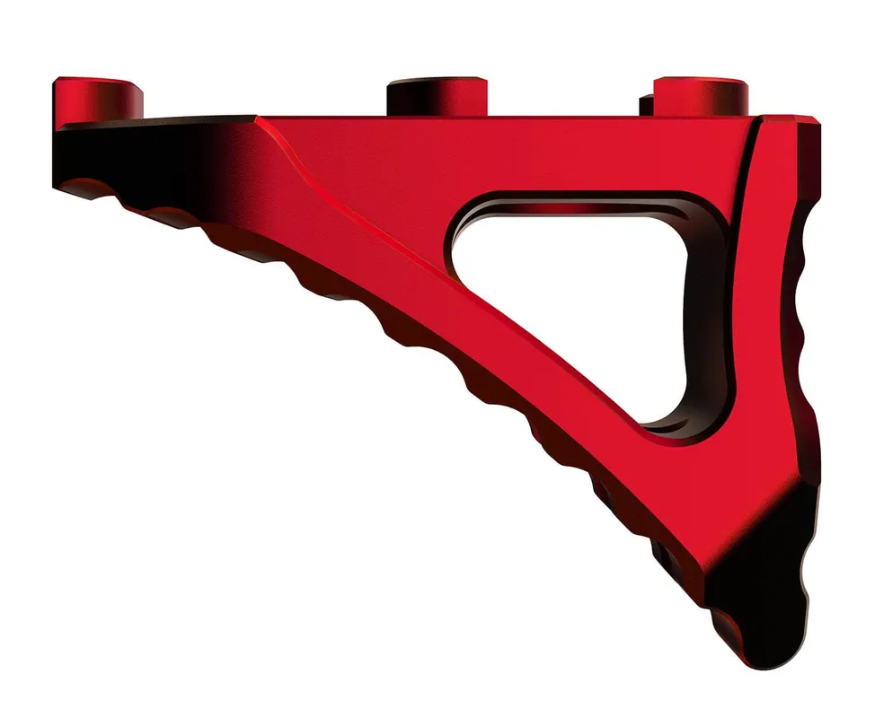Rise Armament Micro Hand Stop Skeletonized Rise Red Aluminum M-LOK Handguard