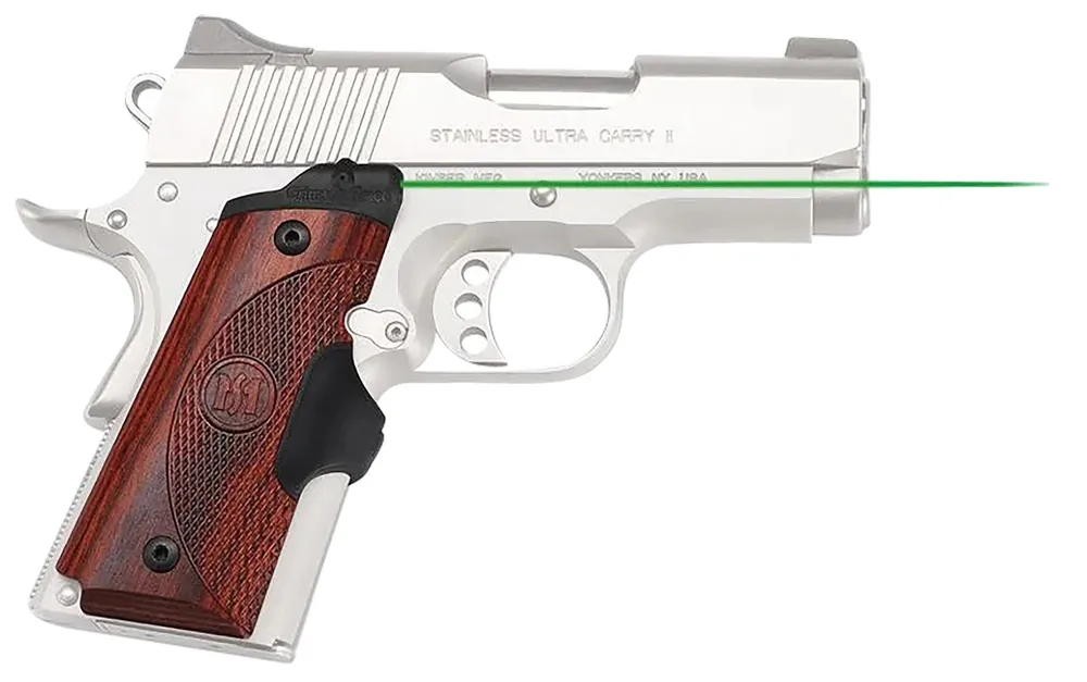 Crimson Trace Lasergrips Master Series Green Laser for 1911 Compact