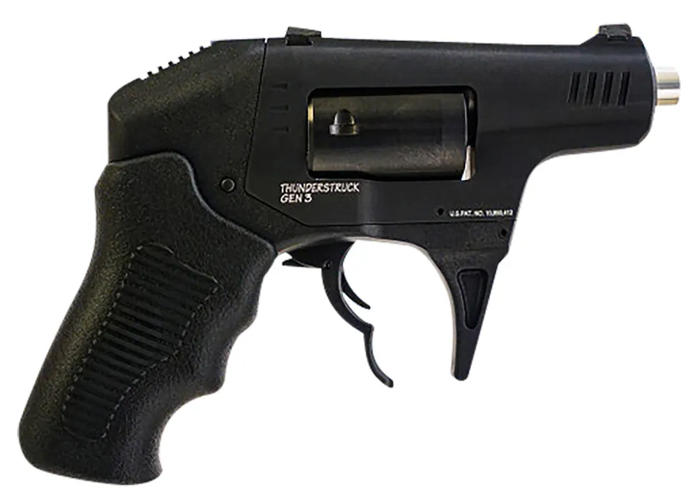 Standard Mfg Thunderstruck Gen III 22 WMR 8 Shot 2.25" Black Double Barrel, Black Hardcoat Anodized Aluminum Frame