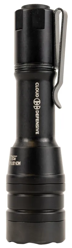 Cloud Defensive MCH-Duty-HO-DF Flashlight Nitride-treated Steel Case 1800 Lumens 4 Modes Fully Programmable Black CD2203DFPBLK