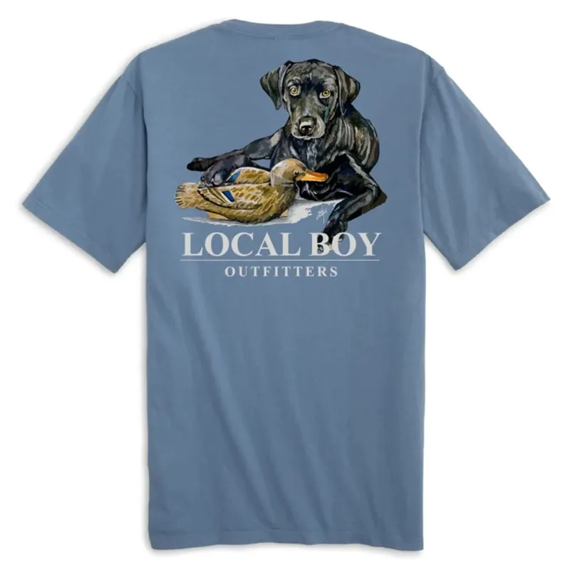 Local Boy Outfitters Men‘s Decoy & Black Lab S/S T-Shirt