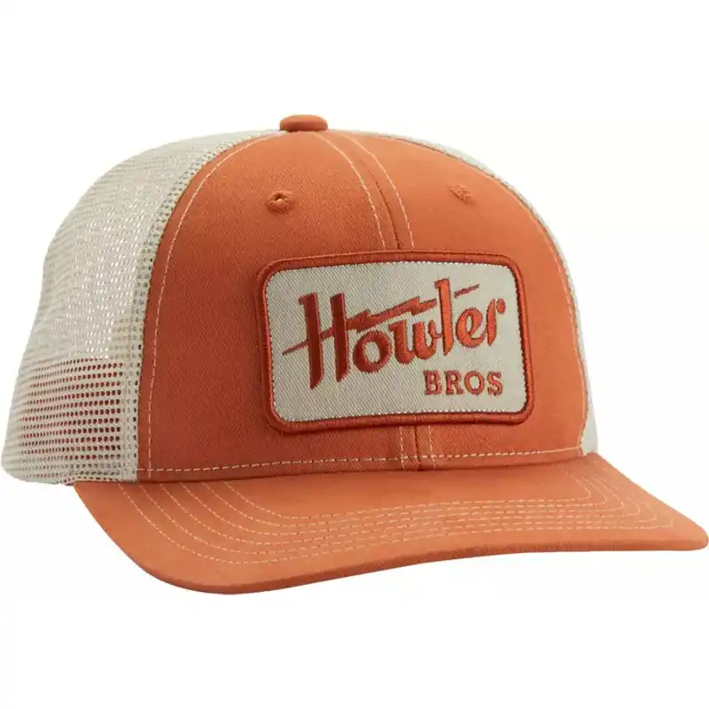 Howler Brothers Men‘s Electric Standard Snapback Hat-Pumpkin