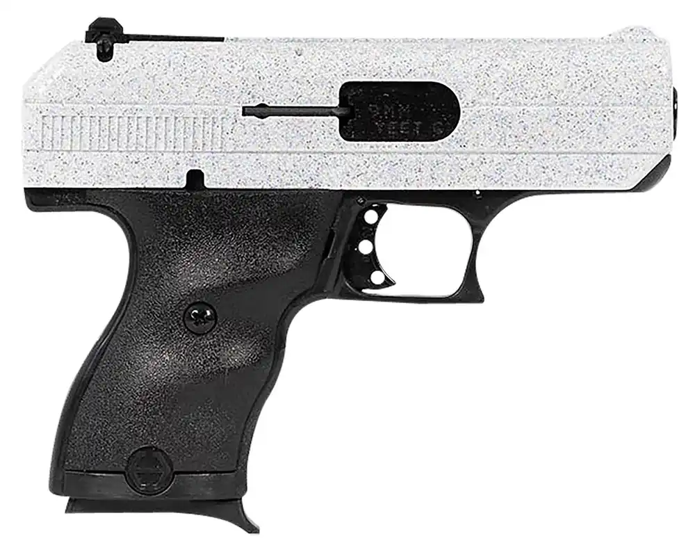 Hi-Point C9 9mm Luger 8+1 3.50" Black & White Sparkle Pistol