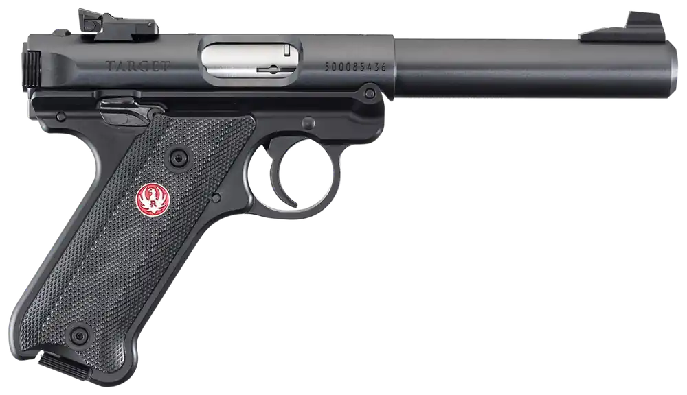 Ruger Mark IV Target .22LR 5.50" Bull Barrel Aluminum Frame Polymer Grip Adj Rear Sight 40183