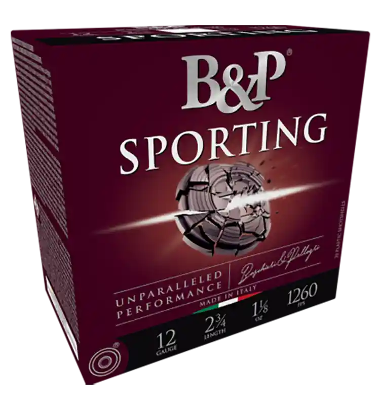 Fiocchi B&P Sporting Clay 12 Gauge 2.75" 1 oz 7.5 Shot 25 Per Box