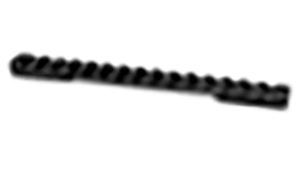 Warne V451-20MOA Howa/Vanguard LA Vapor Picatinny Rail Black
