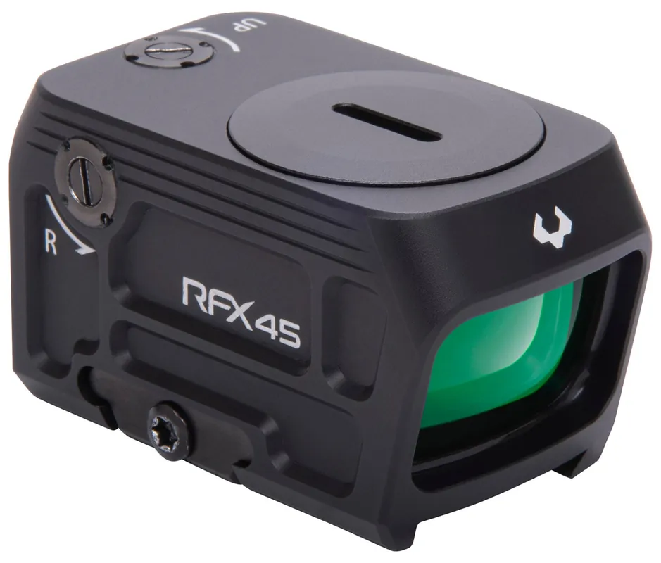Viridian RFX45 Closed Emitter Green Dot Sight Black 24 x 15.5mm 5 MOA Green Dot