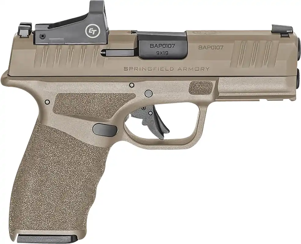 Springfield Hellcat Pro OSP 9MM Pistol 3.7" FDE w/Crimson Trace CT-1500