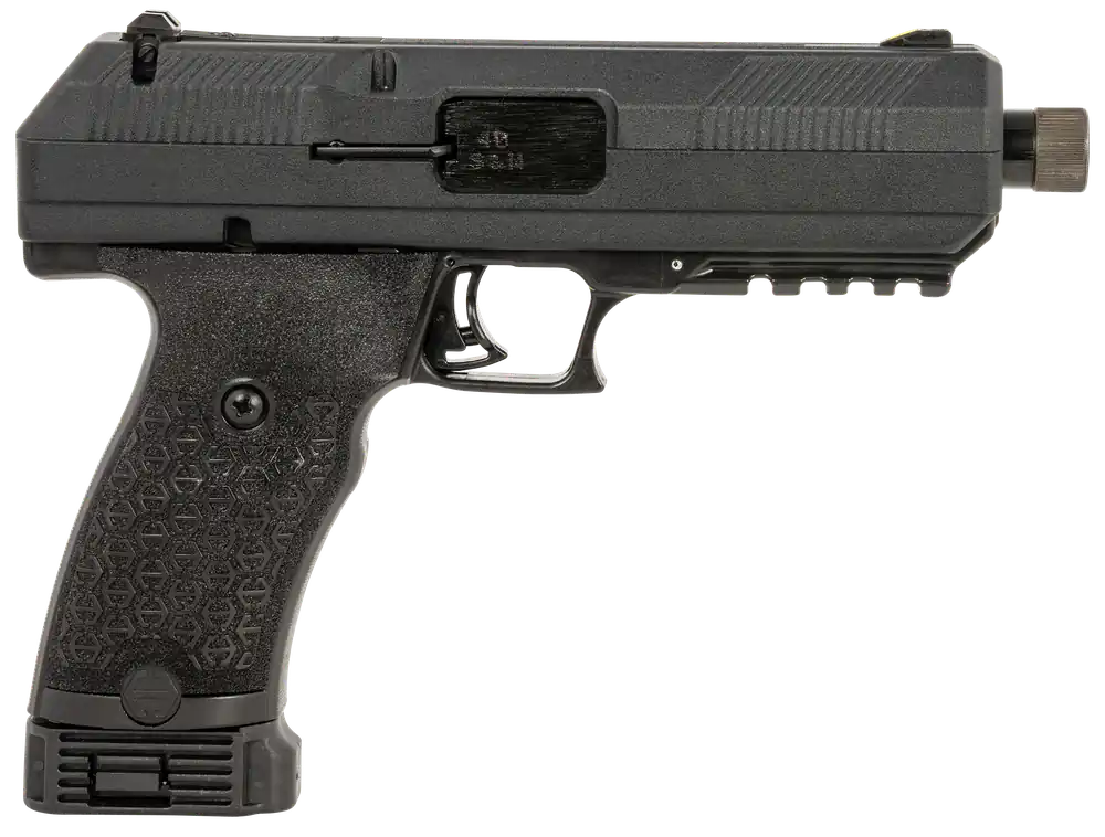 Hi-Point JCP Gen 2 .40S&W 10+1 4.50" Steel Barrel/Slide Polymer Frame Adj Rear Sight Thumb/Mag Safety Threaded Black JCP40G2