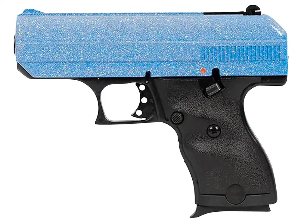 Hi-Point C9 9mm Luger 8+1 3.50" Black & Blue Sparkle Pistol