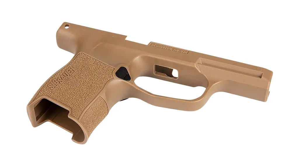 Sig Sauer P365 Grip Module 9mm Luger Coyote Polymer Fits Sig P365 (Non-Manual Safety)