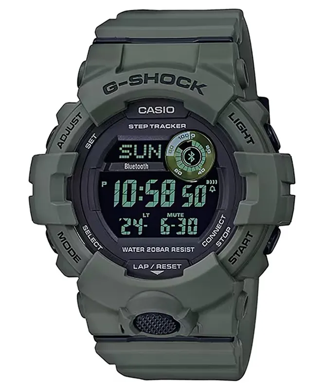 Casio G-Shock Tactical Move Power Trainer Fitness Tracker Green