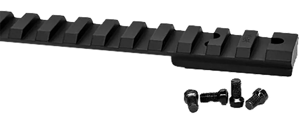 Warne Ruger American SA Vapor Picatinny Rail Black Hardcoast Anodized