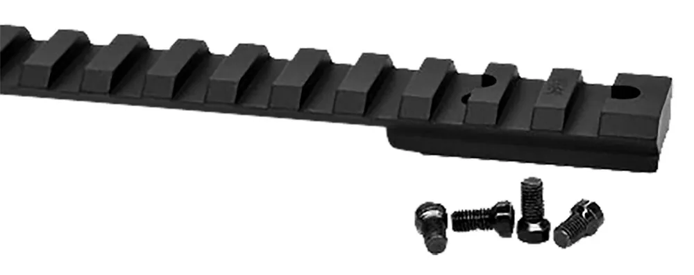 Warne Ruger American SA Vapor Picatinny Rail Black