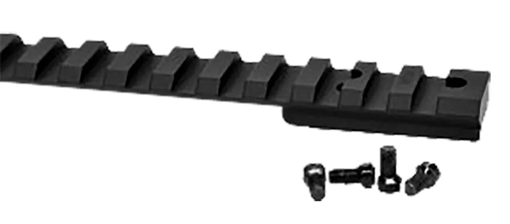 Warne Ruger American LA Vapor Picatinny Rail Black