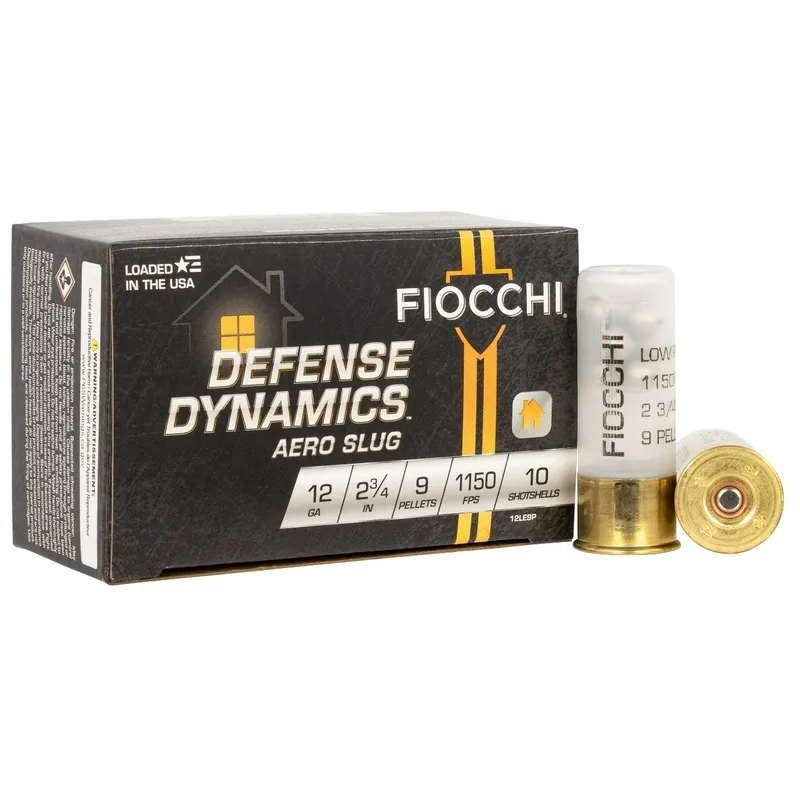 Fiocchi Field Dynamics Low Recoil 12 Gauge 2.75" 1 Buck Shot - 10/Box