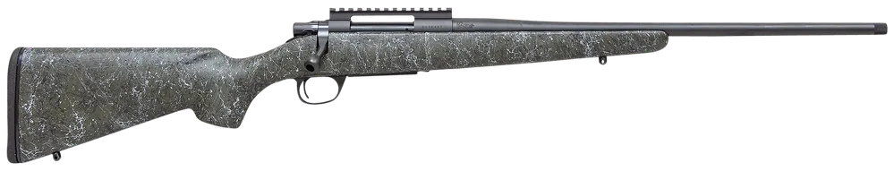 Howa M1500 Super Lite .243Win 20" 5+1 Blued Steel Barrel/Rec Green/Gray/Black CF Stock Muzzle Brake Scope Mount HCSL243GBG