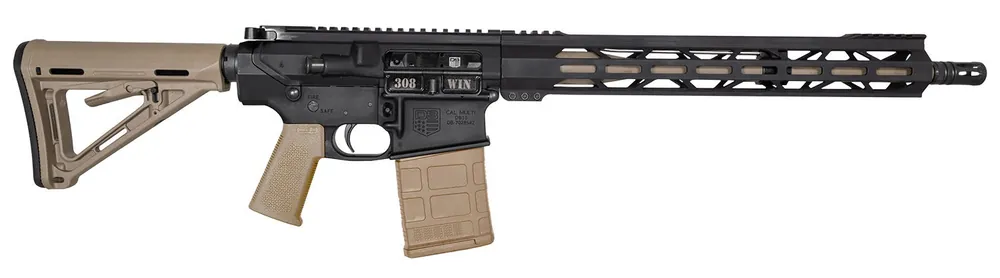 Diamondback DB10 308 Win 20+1 16" FDE Chromoly Barrel, Black Rec/M-Lok Handguard