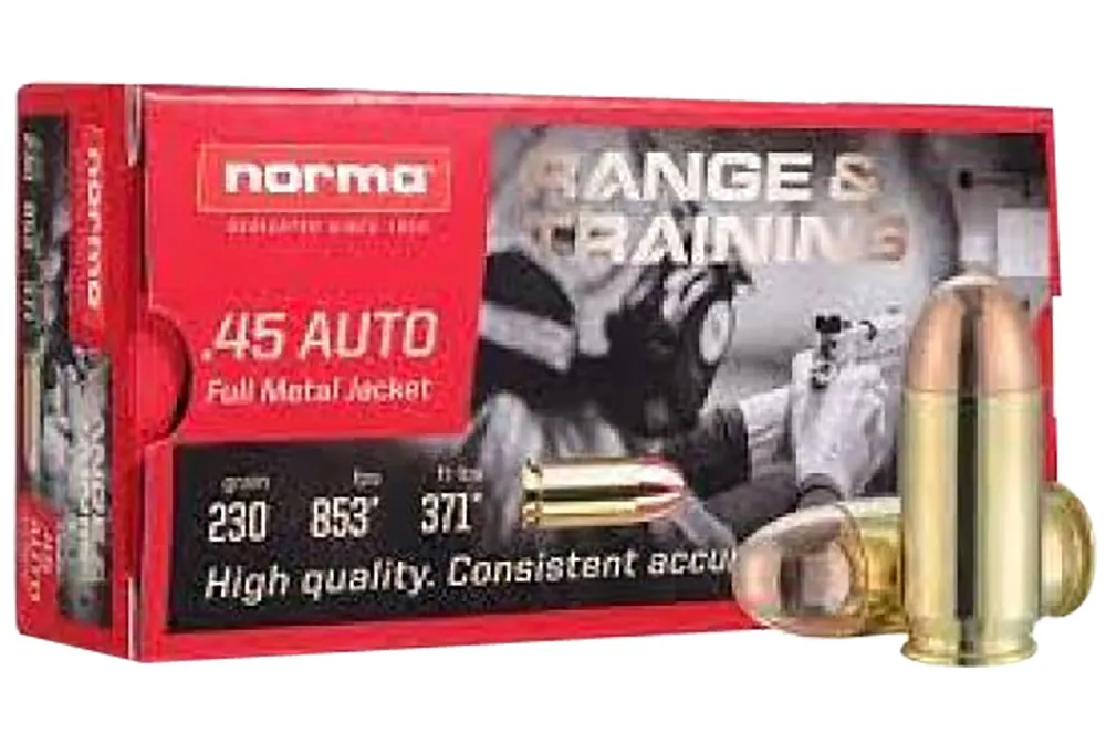 Norma Ammunition Self Defense NXD 45 ACP 230 gr 20 Per Box
