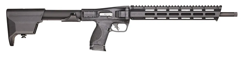 Smith & Wesson M&P FPC 9mm Luger 10+1 (3) 16.25", Black Anodized Receiver, Adjustable Black Stock