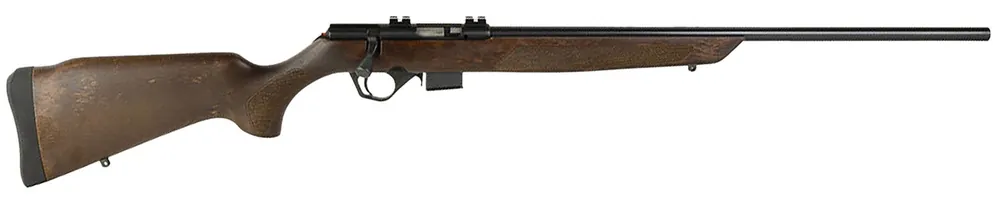 Rossi RB22 Bolt Action 22WMR 5+1 21" Black Metal Hardwood Stock Weaver Mount RB22W2111WD
