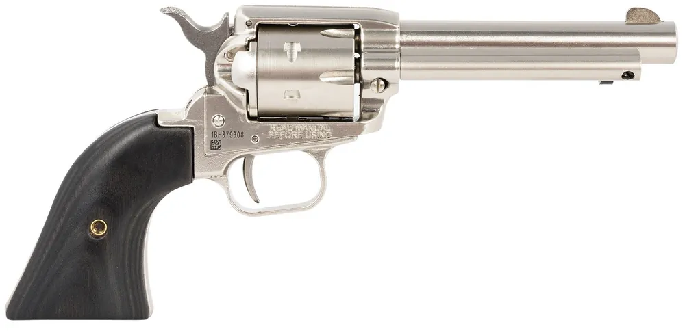 Heritage Mfg Rough Rider 22 LR 6 Shot, 4.75" Black Nitride Steel Barrel, Black Nitride Zinc Alloy Frame