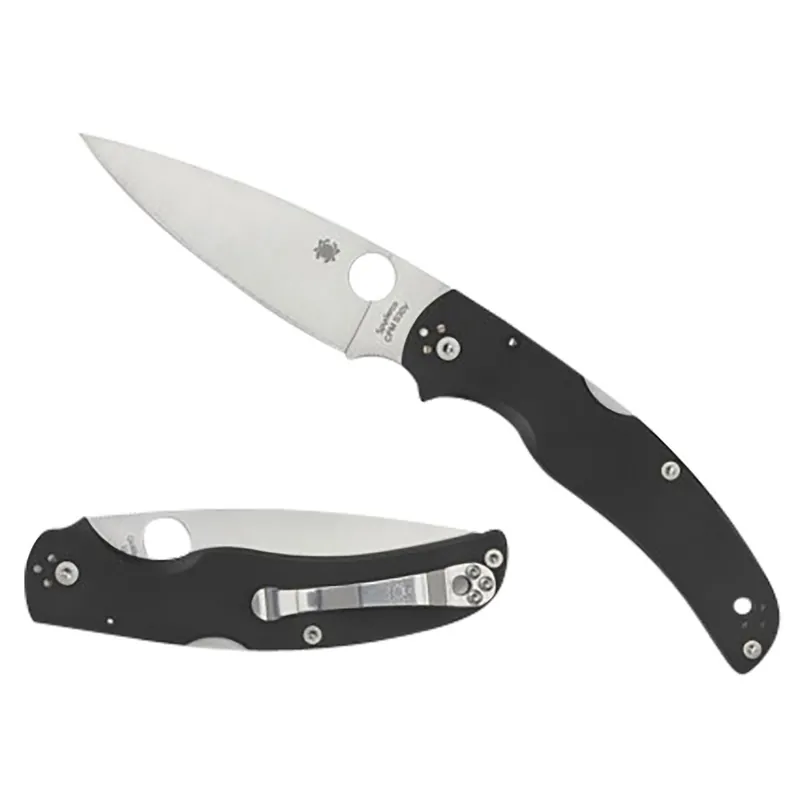 Spyderco Native Chief Lightweight 4.02" Folding Plain Stonewashed CTS BD1N SS Blade