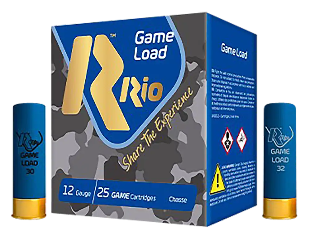 Rio Ammunition Game Load 16 Ga 2.75" 1-1/8 oz 6 Shot 25 Shells Per Box