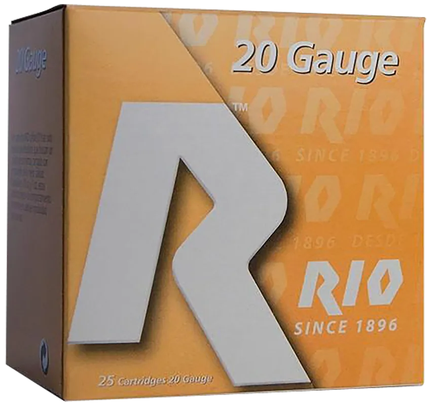 Rio Ammunition Game Load 20 Gauge 3" 1 1/4 oz 5 Shot 25 Per Box