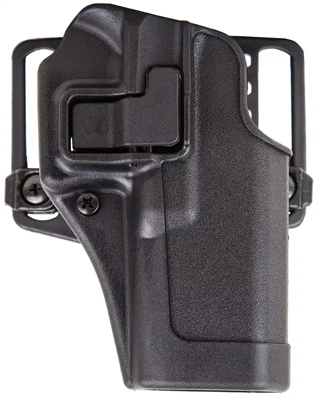Blackhawk Serpa CQC OWB Size 07 Matte Black Polymer Belt Loop/Paddle Compatible with Springfield XD .45 Compact, XD 4", XDM LH