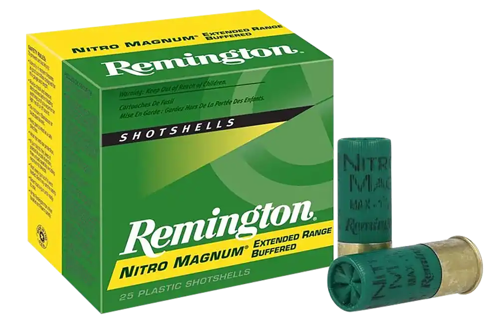 Remington Ammunition Nitro Magnum 12 Gauge 3" 1 7/8 oz 2 Shot 25 Per Box