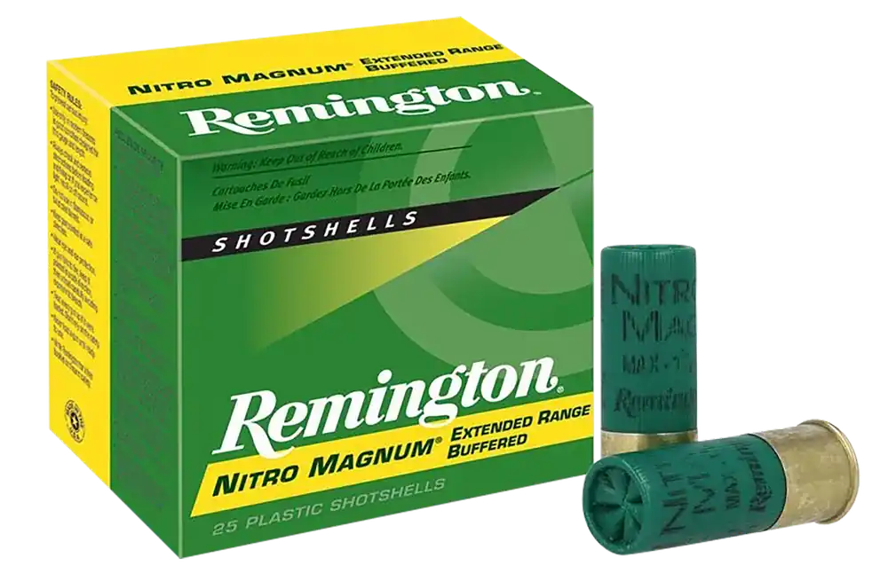 Remington Ammunition Nitro Magnum 12 Gauge 3" 1 7/8 oz 4 Shot 25 Per Box