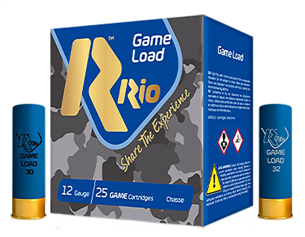 Rio Ammunition Game Load 12 GA 2.75" 1-1/4 oz. 8 Shot 25/Box