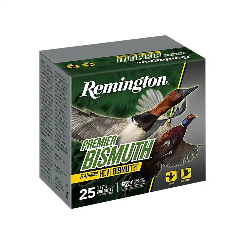 Remington Ammunition Premier Bismuth Waterfowl 20 Gauge 3" 1 1/4 oz 5 Shot 25 Per Box