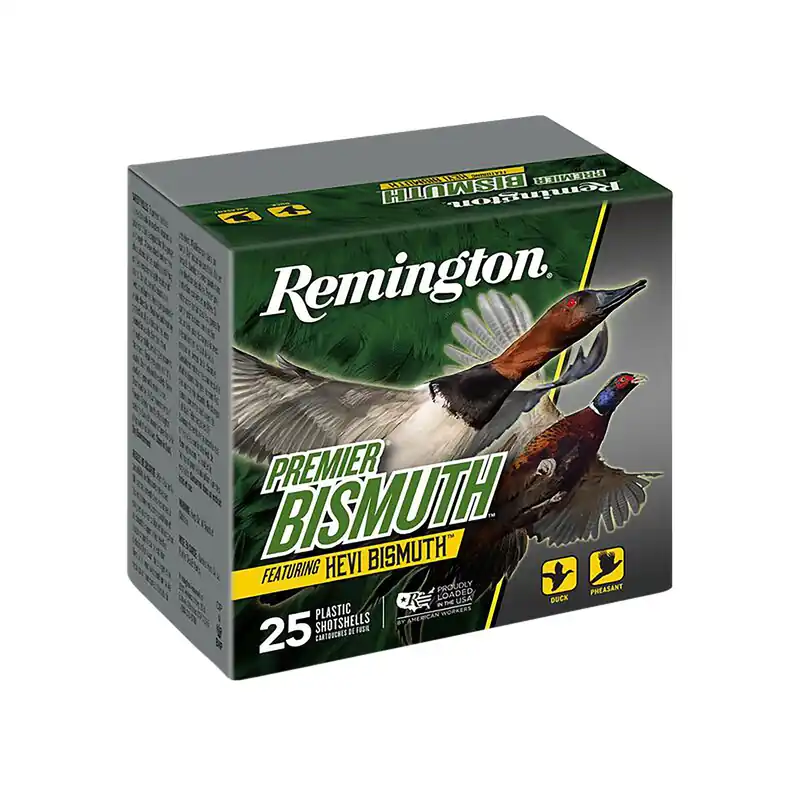 Remington Ammunition Premier Bismuth Waterfowl 410 Gauge 3" 9/16 oz 4 Shot 25 Per Box