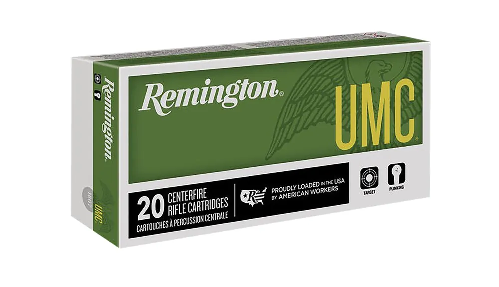 Remington UMC 224 Valkyrie 75 Gr. Full Metal Jacket 20/Box