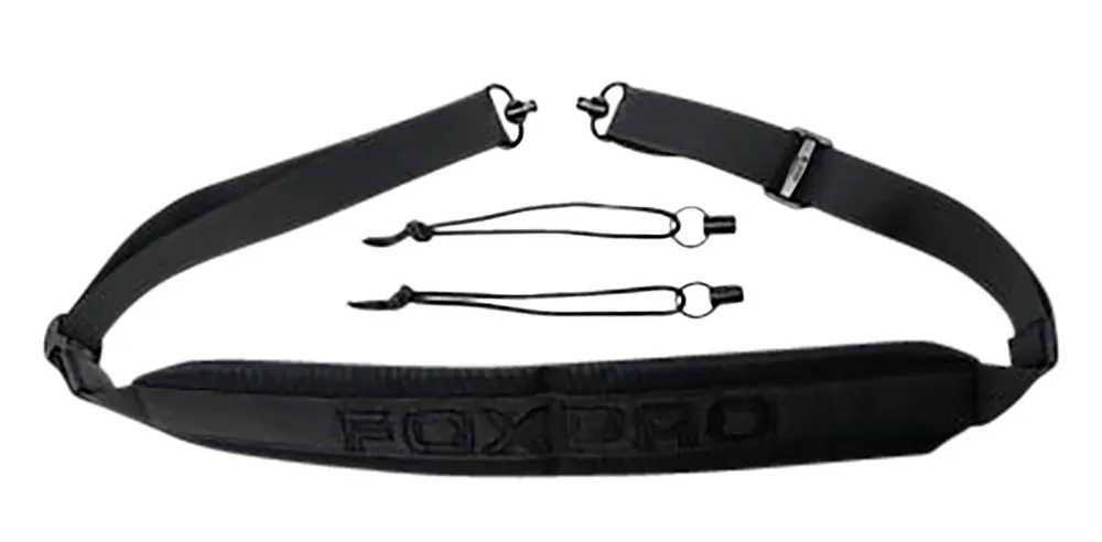 Foxpro Carry Sling for Foxpro Game Calls QD Swivels Adjustable Black Nylon SLINGFXPBLK