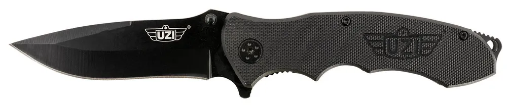Uzi Accessories UZI Responder VI Black, Stainless-Steel Blade