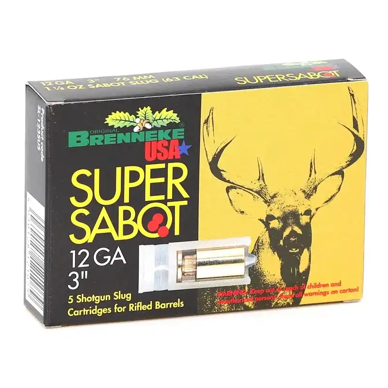 Brenneke USA Super Sabot 12 Gauge Ammo 3” 1-1/8oz Sabot Alloy Slug 1628-0001