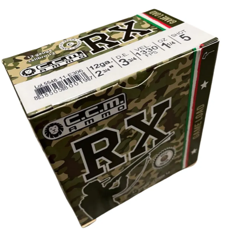 Clever RX High Velocity 12 Ga. 1 1/4 oz 5 25/Box CMRXHV125