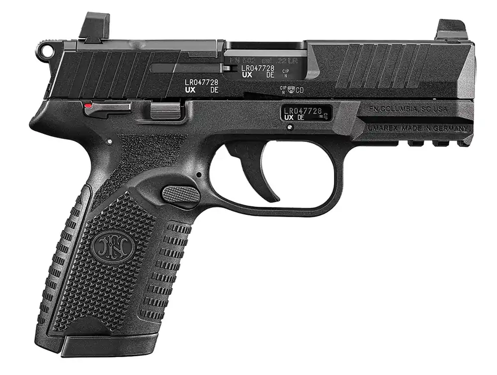 FN 502 MRD Full Size 22 LR Pistol 4" Black 66101013