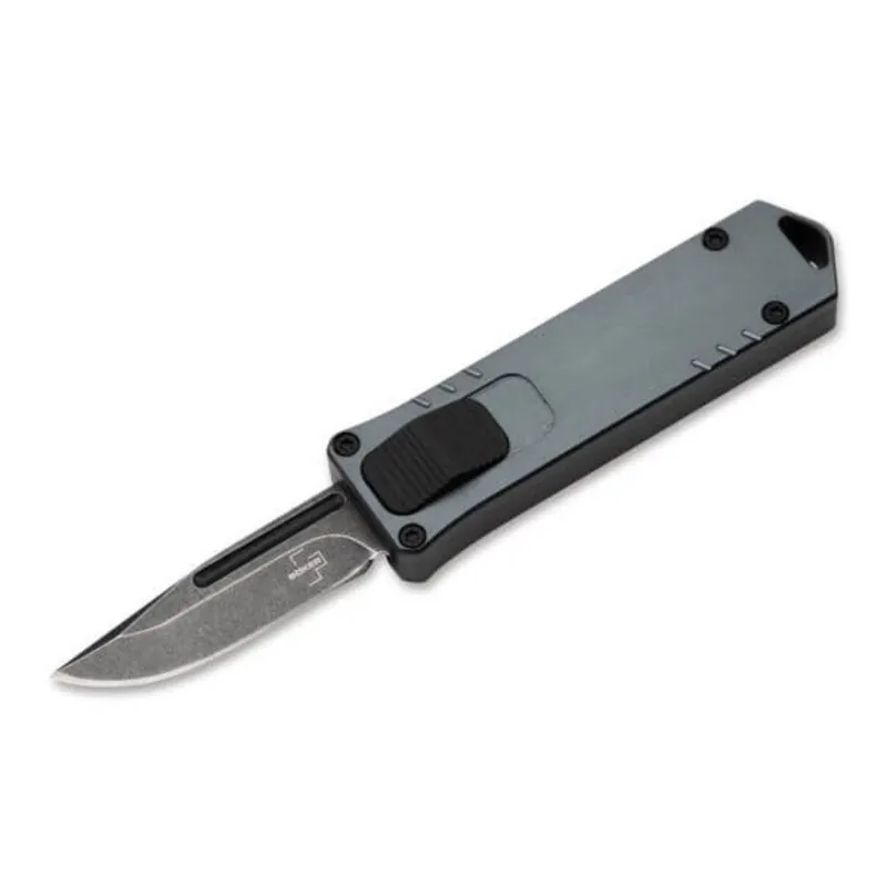 Boker USB OTF Pocket Knife-Grey/Green 06EX276