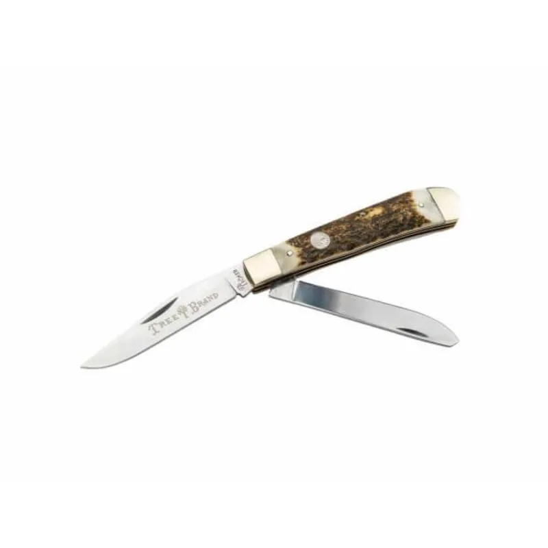 Boker Traditional Series 2.0 Trapper Stag Pocket Knife 110833ST