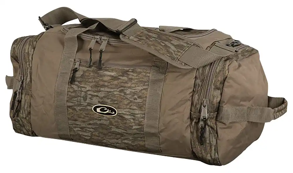 Drake Waterfowl Duffle Bag (Medium) Mossy Oak Bottomland Polyester