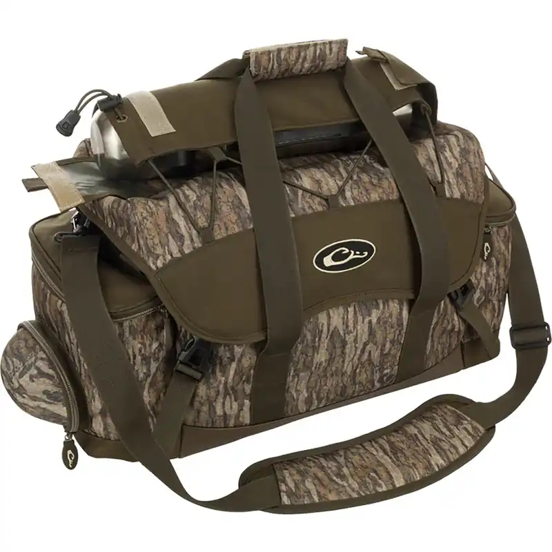 Drake WaterfowlBlind Bag (Extra Large), Mossy Oak Bottomland, Waterproof Nylon, 20 Pockets