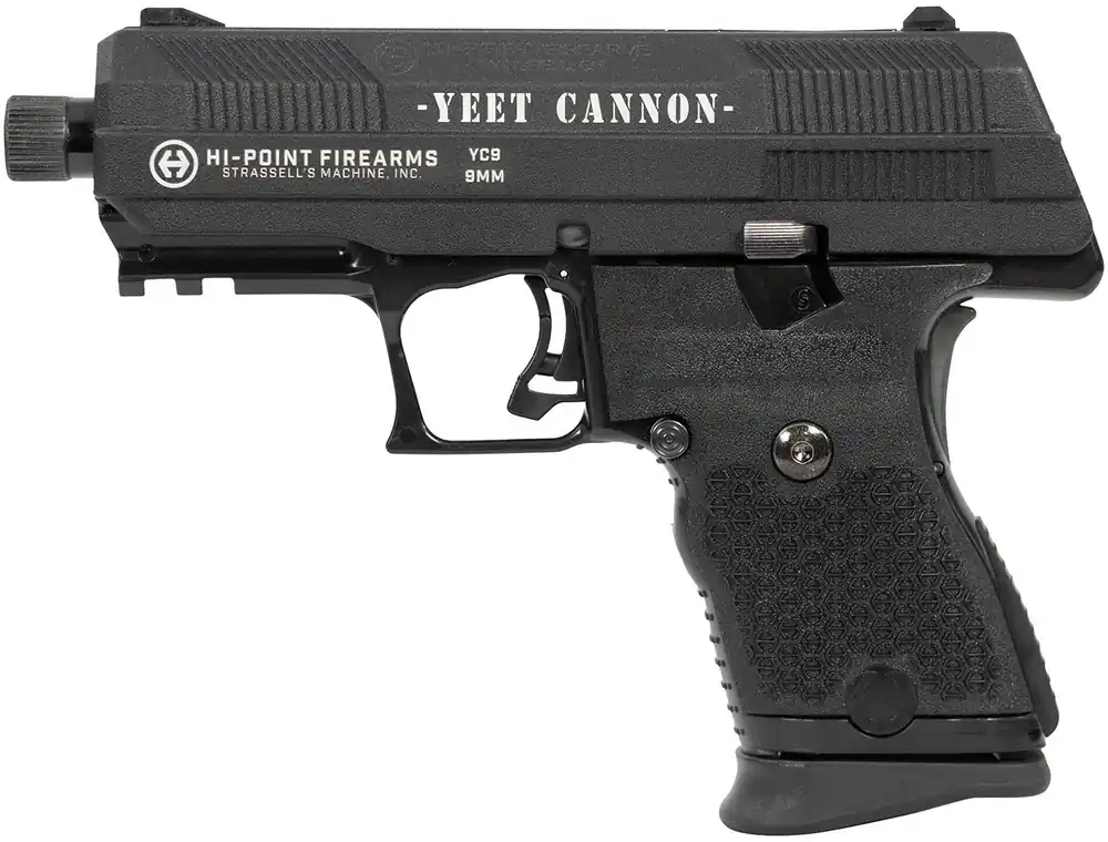 Hi-Point YC9 9mm Luger Pistol 4.12" 10+1 Black YC9YEET