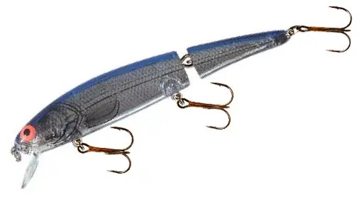 Bomber Jointed Long A Minnow Jerkbait - Silver Flash/Blue Back 4.5"